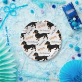 Dachshund Pattern Papieren Bordje (Feest)