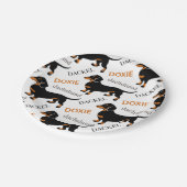 Dachshund Pattern Papieren Bordje (Gekanteld)