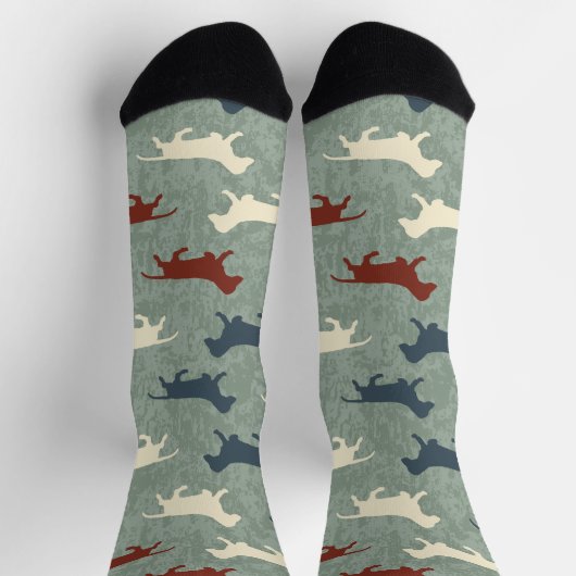 Dachshund Pattern Sokken (Top)
