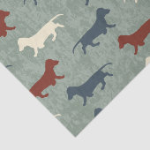 Dachshund Pattern Tissuepapier (Detail)