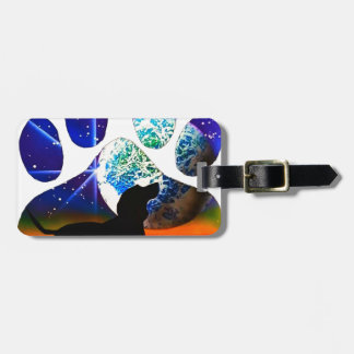 Dachshund Paw Bagagelabel