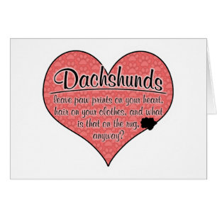 Dachshund Paw Prints Dog Humor