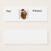 Dachshund Paws Gift Labels Mini Visitekaartjes (Voorkant /achterkant)