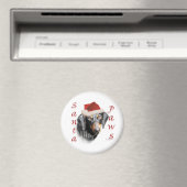 Dachshund Paws (glad) Magneet (Insitu (Vaatwasser))