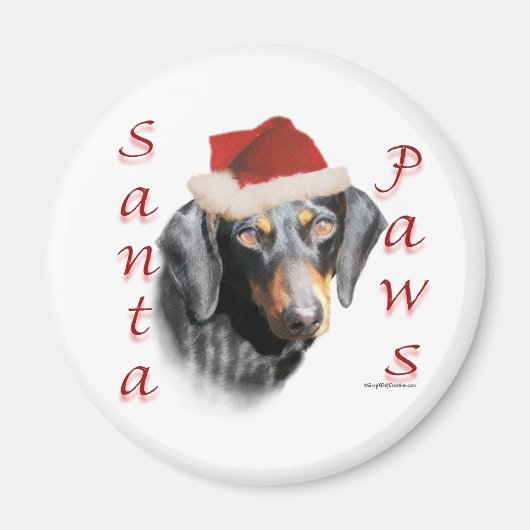 Dachshund Paws (glad) Magneet (Voorkant)
