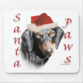 Dachshund Paws (glad) Mousepad Muismat (Voorkant)