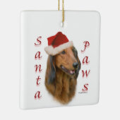 Dachshund Paws - Longhair Keramisch Ornament (Rechts)