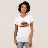 Dachshund Peddelboarden T-shirt (Voorkant volledig)
