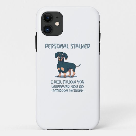 Dachshund Personal Stalker Case-Mate iPhone Case (Achterkant)