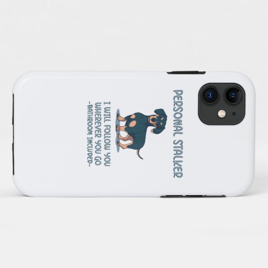 Dachshund Personal Stalker Case-Mate iPhone Case (Achterkant (horizontaal))