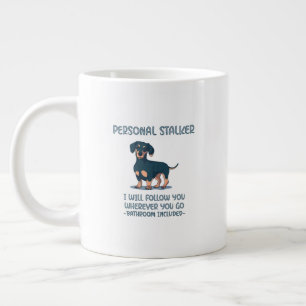 Dachshund Personal Stalker Grote Koffiekop