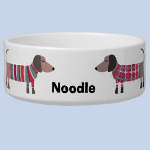 Dachshund Personalized Dog Voerbakje