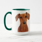 Dachshund Personalized Mug Mok (Links)