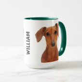 Dachshund Personalized Mug Mok (Voorkant rechts)