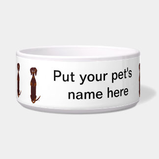 Dachshund Pet Bowl Voerbakje