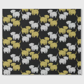 Dachshund Pet Dog Cadeaupapier (Vlak)