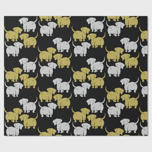 Dachshund Pet Dog Cadeaupapier (Vlak)