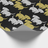 Dachshund Pet Dog Cadeaupapier (Hoek)