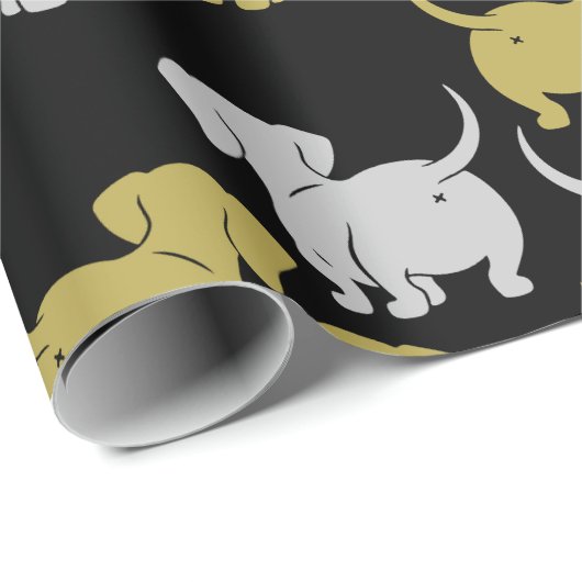 Dachshund Pet Dog Cadeaupapier (Rol Hoek)