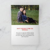 Dachshund Pet Dog Funny Kaart met kerstmis (Binnen)