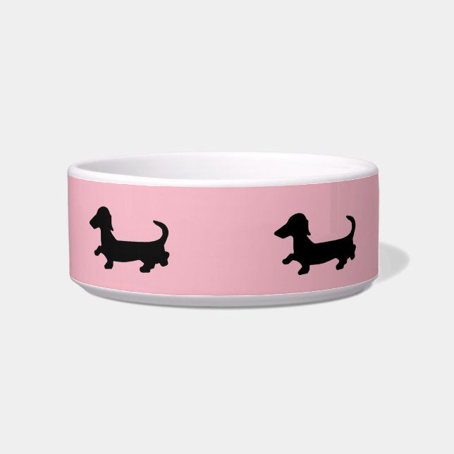 Dachshund Pet Food Bowl Wiener Dog Doxie Dish Voerbakje (Rechts)