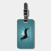Dachshund - Pet Loss Memorial Design Bagagelabel (Voorkant verticaal)
