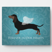 Dachshund - Pet Loss Memorial Design Fotoplaat (Voorkant)