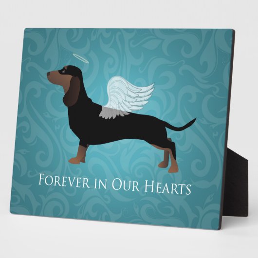Dachshund - Pet Loss Memorial Design Fotoplaat (Zijkant)