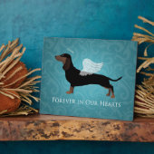 Dachshund - Pet Loss Memorial Design Fotoplaat (Zijkant)
