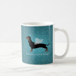Dachshund - Pet Loss Memorial Design Koffiemok