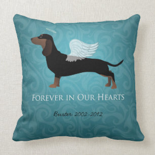 Dachshund - Pet Loss Memorial Design Kussen