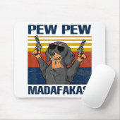 Dachshund Pew Pew  Muismat (Met muis)