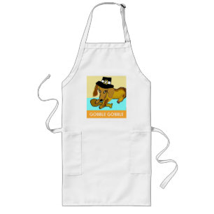 DACHSHUND PILGRIM APRON LANG SCHORT