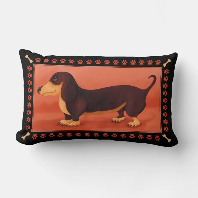 Dachshund Pillow Kussen (Voorkant)