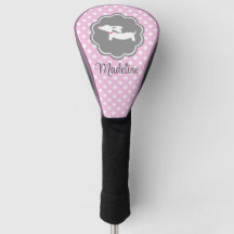 Dachshund Pink Polka Dot personaliseert Dog Mam Gi