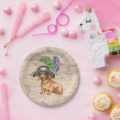 Dachshund Pirate Papieren Bordje (Feest)