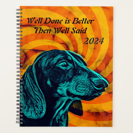 Dachshund Planner Calander (Voorkant)