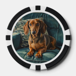 Dachshund Poker Chips