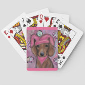 Dachshund Pokerkaarten (Achterkant)