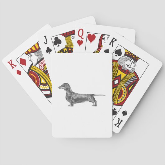 Dachshund Pokerkaarten (Achterkant)