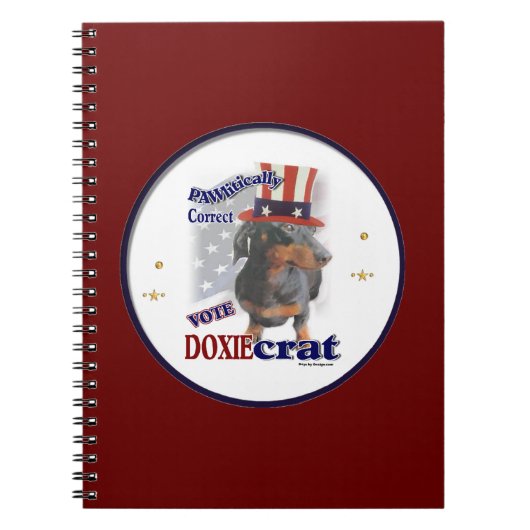 Dachshund Politieke Humor Notitieboek (Voorkant)