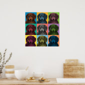 Dachshund Pop-Art Poster (Keuken)