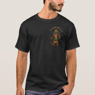 Dachshund Portret - De Originele Wiener Dog Zwart T-shirt