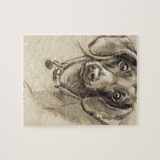 Dachshund-portret Legpuzzel (Horizontaal)