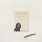 Dachshund Post-it® Notes (Op bureau)