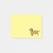 Dachshund Post-it® Notes (Voorkant)