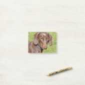 Dachshund Post-it® Notes (Op bureau)