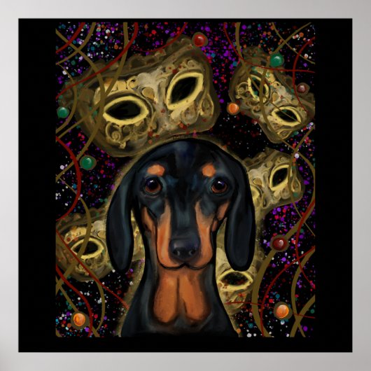 Dachshund Poster (Voorkant)