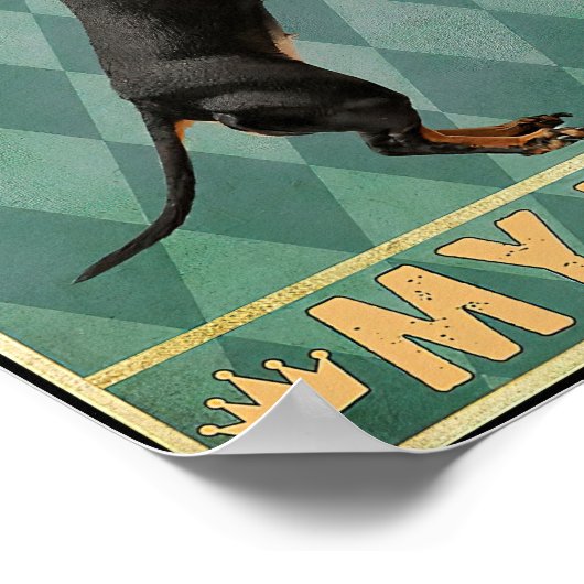 Dachshund Poster Je Butt Napkins My Lord Print (Hoek)