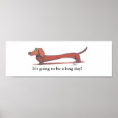 Dachshund-Poster Poster (Voorkant)